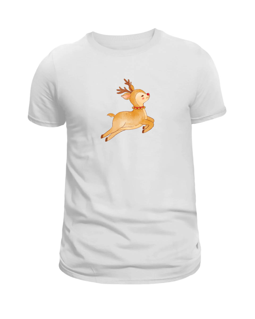 Jumping Reindeer Blk Shirt